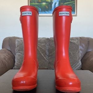 Hunter Rainboots for big kids